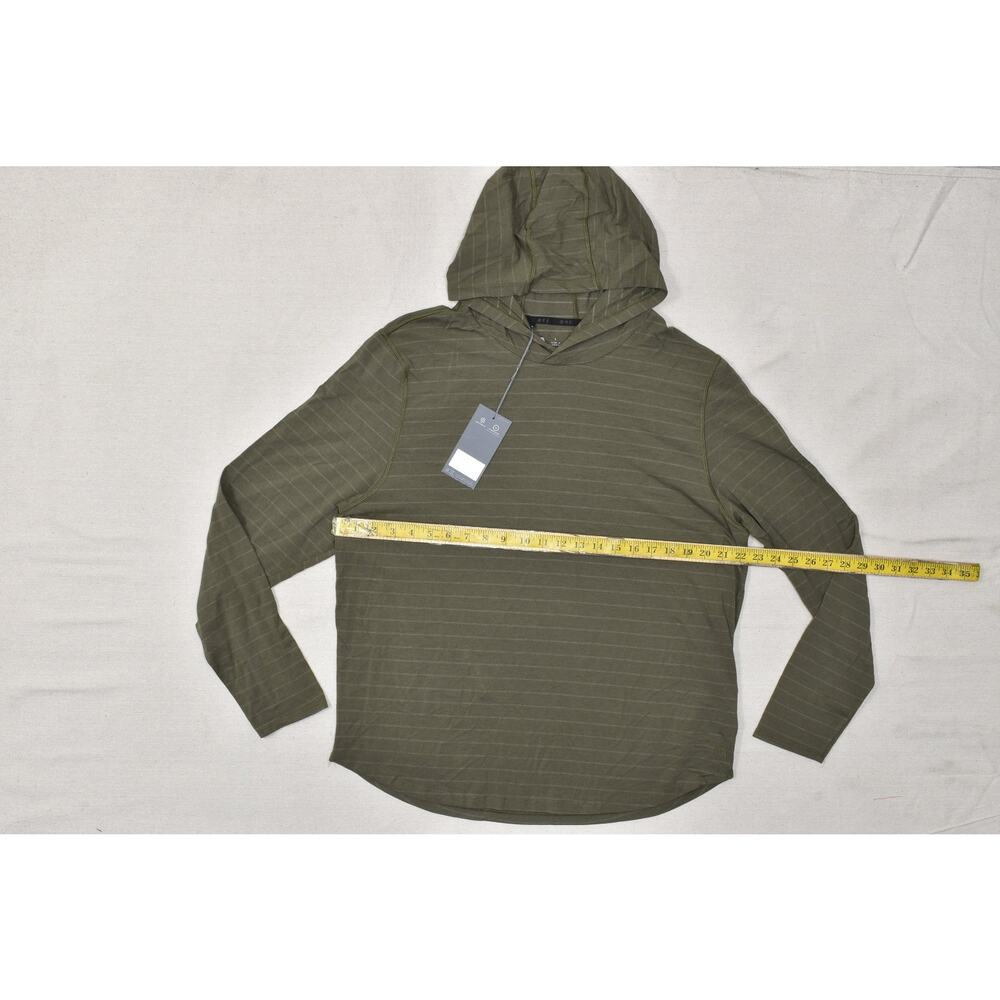 VRST Essential Hoodie Striped UV Protect Breathable Long Sleeve Green Size L NEW - Picture 4 of 8